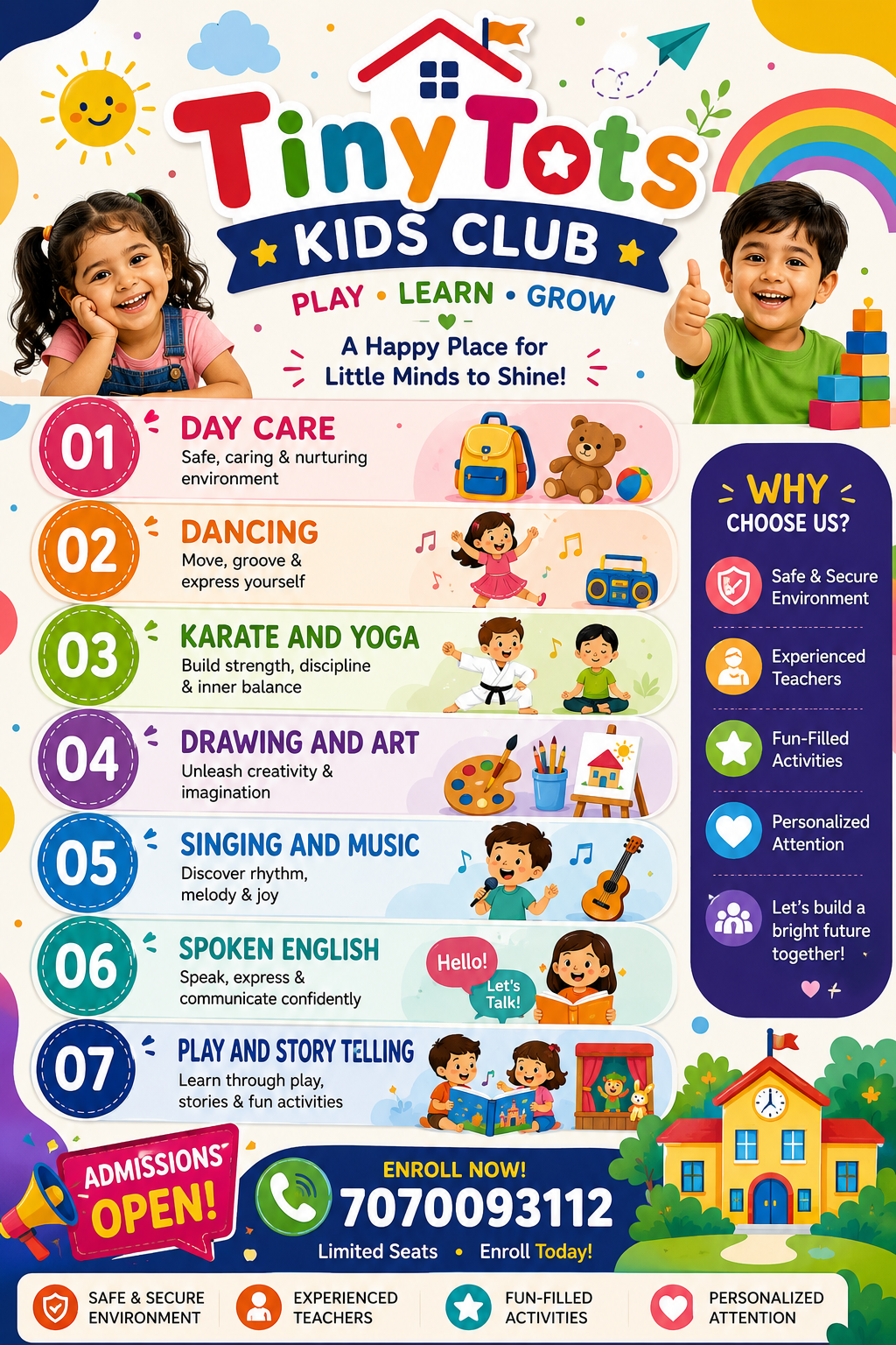 tiny toys day care school